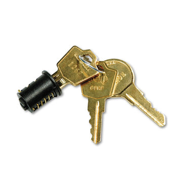 HON® Removable Core Lock Kit For Hon Credenzas, Desks, Lateral Files And Workstations, Black freeshipping - TVN Wholesale
